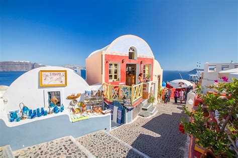 santorini clothes shops|santorini shopping street.